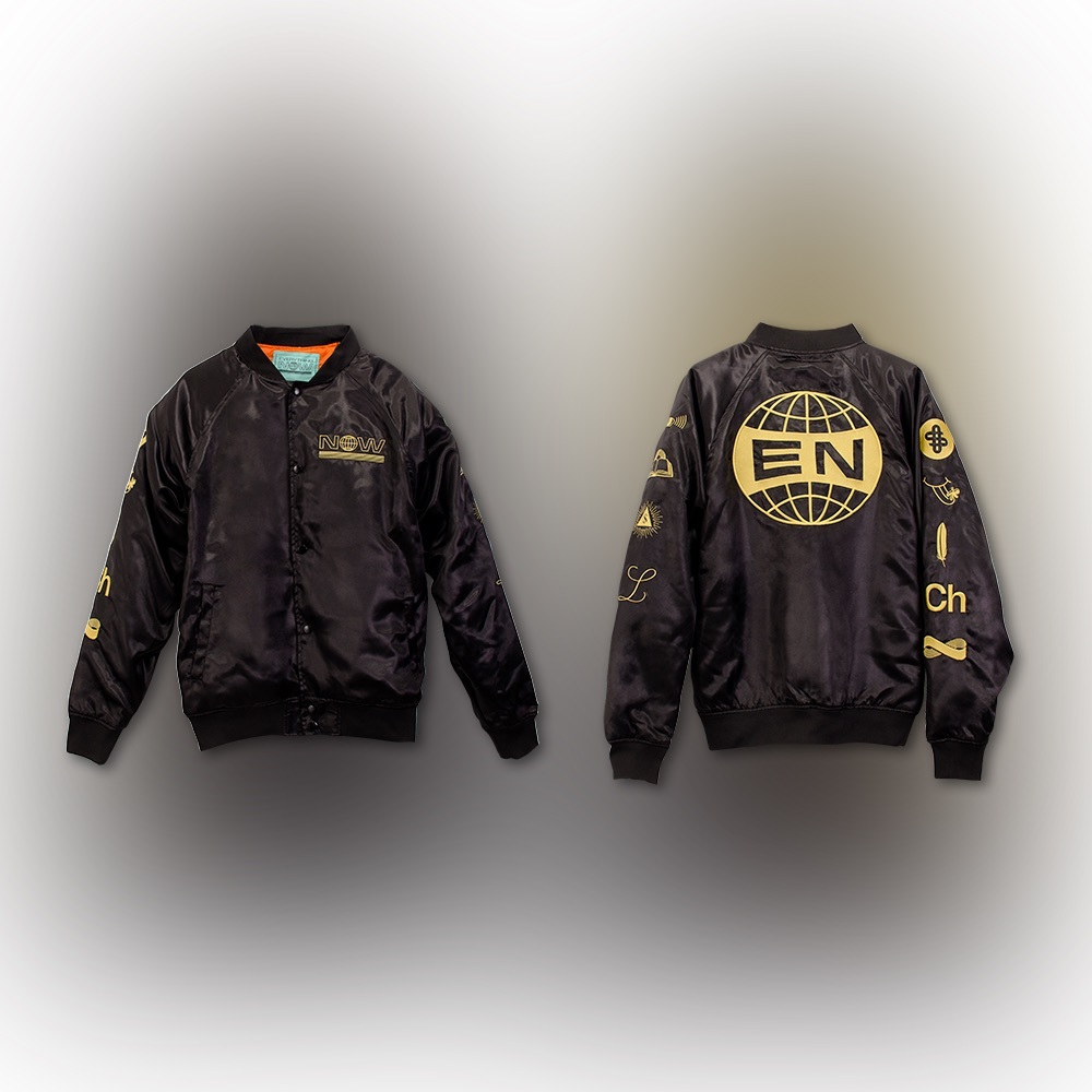 Arcade Fire bomber jacket from their “Everything Now”  tour.